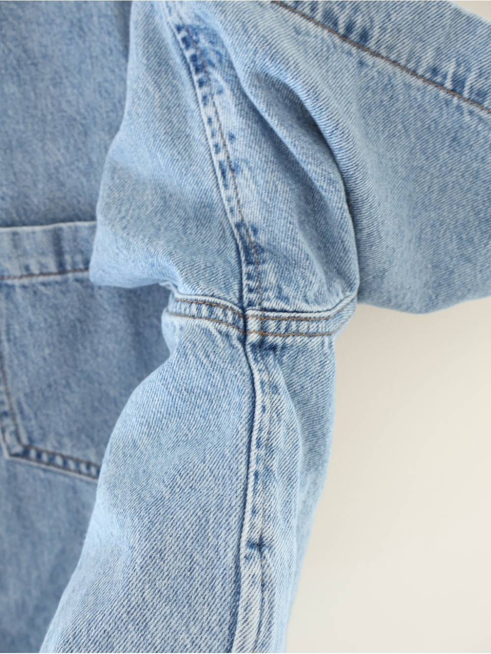Agolde Rona Box Denim Shirt Oversized Cropped Shacket Capsule Wardrobe Indie S - Picture 8 of 10